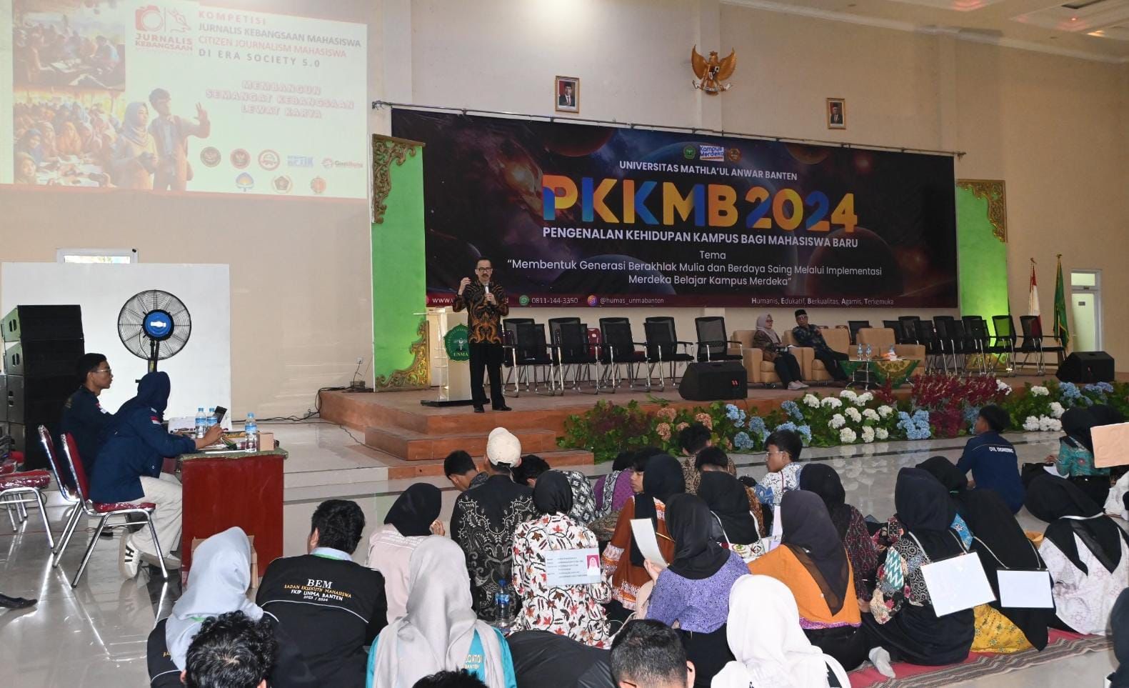 Universitas Mathla’ul Anwar Banten Sosialisasi Kompetisi Jurnalis Kebangsaan Mahasiswa 2024