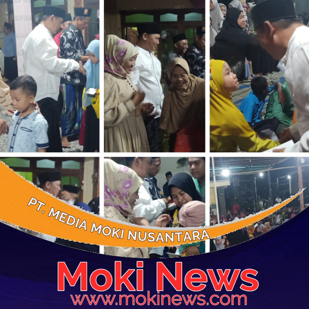 Kades Mojotengah Harsono Santuni Anak Yatim dan Warga Kurang Mampu