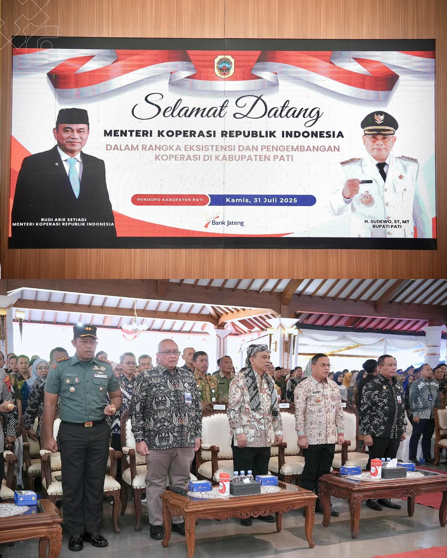 Menteri Koperasi RI Dorong Kemandirian Ekonomi Desa Lewat Kopdes Merah Putih di Pati