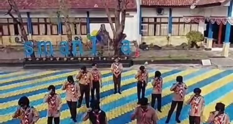 Sambut Siswa Baru SMA Negeri 1 Kalianget Mempercantik Diri, Konsep Sekolah Bernuansa Wisata